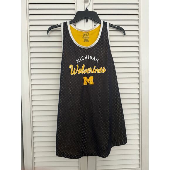 NWT Pro Edge University of Michigan Wolverines Racerback Jersey Sz: Medium - Picture 1 of 4